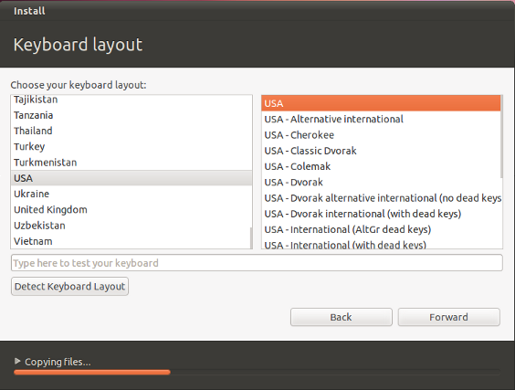 Ubuntu keyboard layout